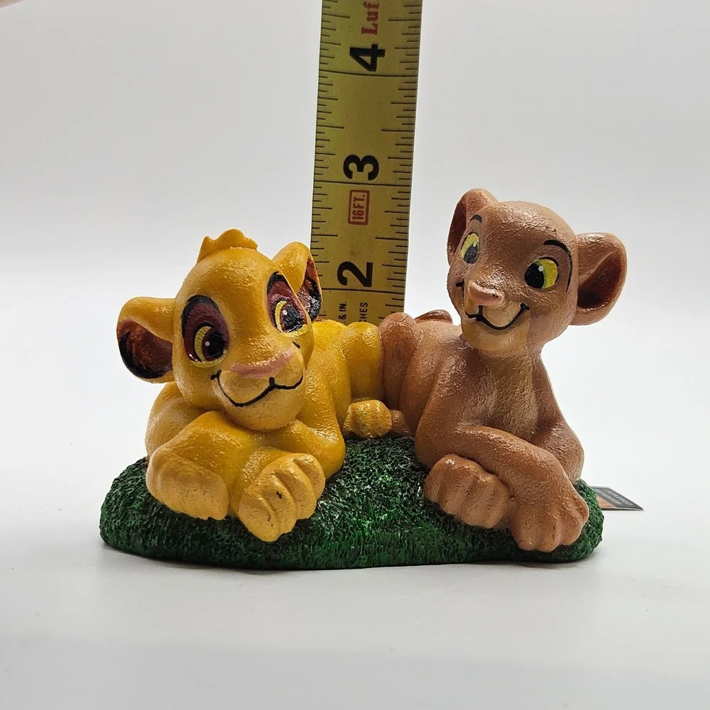 Disney The‎ Lion King Simba Nala Cubs Aquarium Fish Tank Ornament Figurine Decor